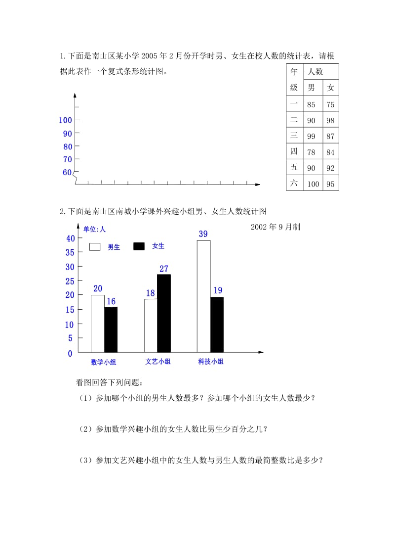 北师大版小学六年级数学毕业总复习题 数与代数.doc_第2页