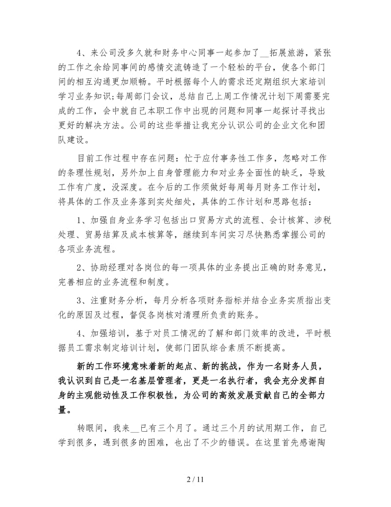 财务试用期工作总结.doc_第2页