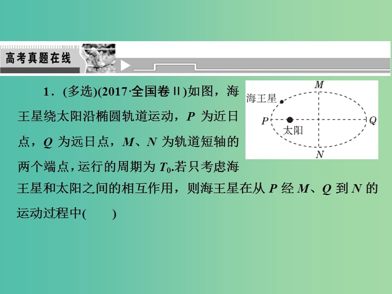 高考物理二轮复习第一部分专题一力与运动第4讲万有引力与航天课件新人教版.ppt_第3页