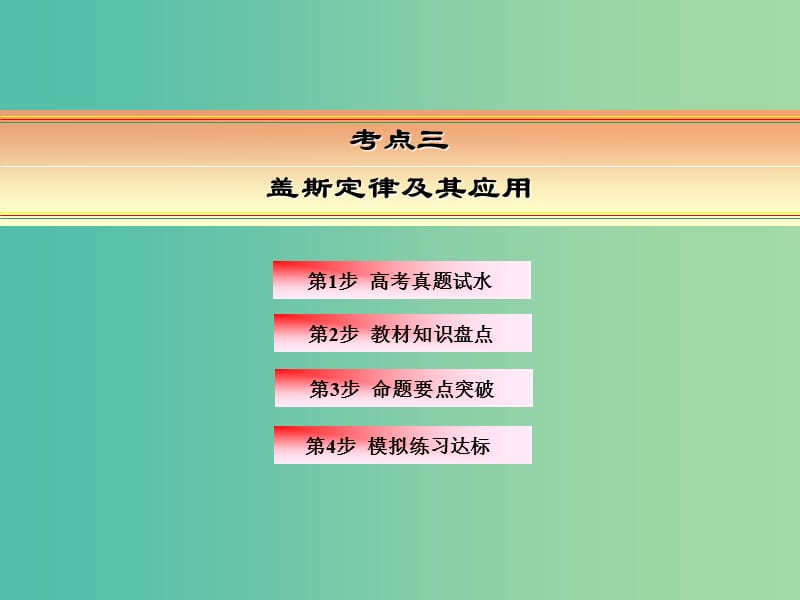 高考化学一轮复习 模块三 基本理论 专题八 化学反应与能量变化 考点三 盖斯定律及其应用课件.ppt_第2页