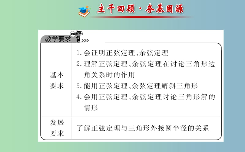 高三数学一轮复习 3.7正弦定理和余弦定理课件 .ppt_第2页