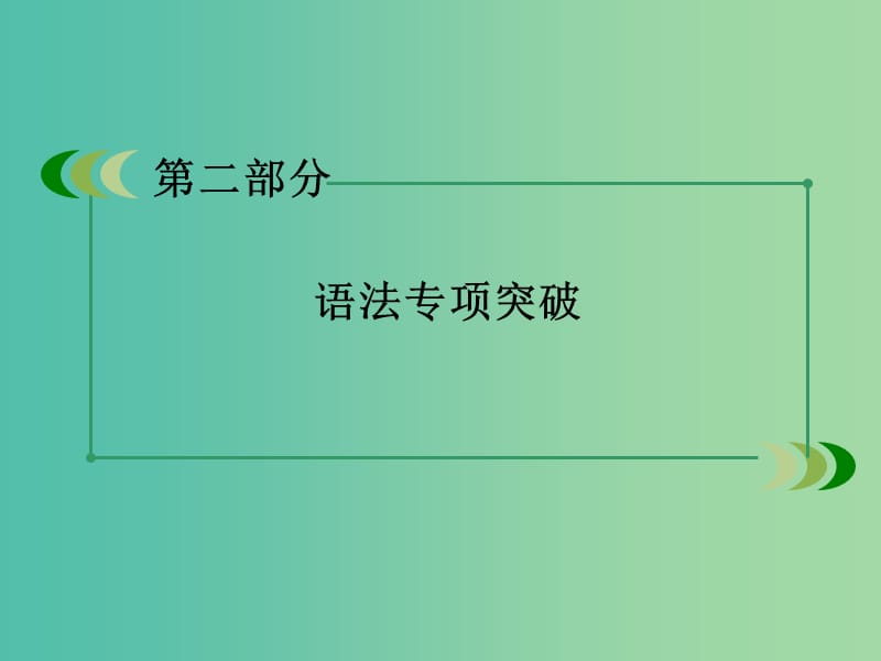 高考英语 语法专项突破 情景交际课件 外研版.ppt_第2页