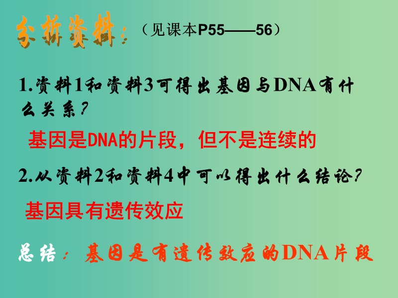 高中生物 3.4 基因是有遗传效应的DNA片段课件 新人教版必修2.ppt_第2页