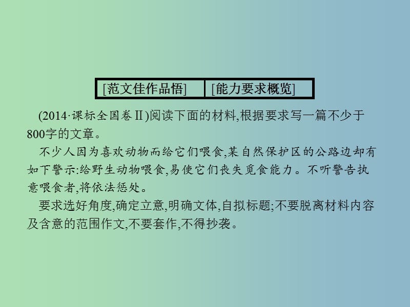 高三语文一轮复习 第4部分 高考作文梯级学案 专题三 发展等级培养 15 让语言有文采课件.ppt_第3页