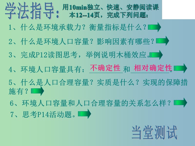 2019版高中地理 1.3人口的合理容量课件 .ppt_第2页