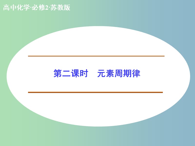 高中化学 1.1.2元素周期律同课异构课件 苏教版必修2.ppt_第1页