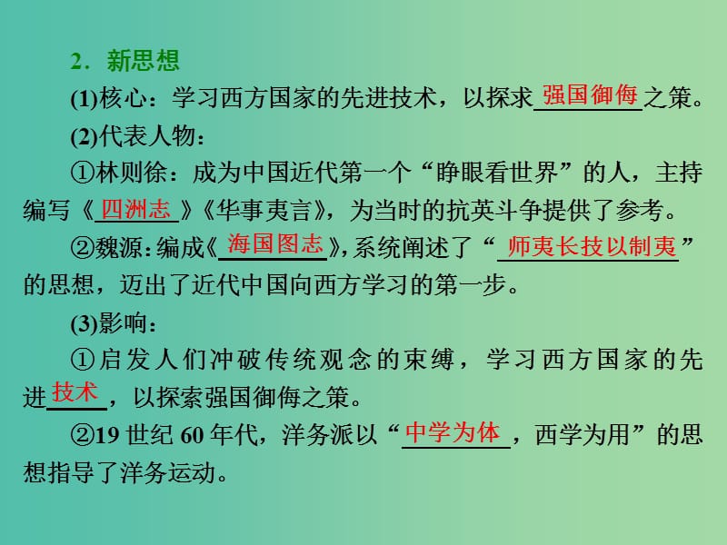 高中历史专题三近代中国思想解放的潮流一“顺乎世界之潮流”课件人民版.ppt_第2页