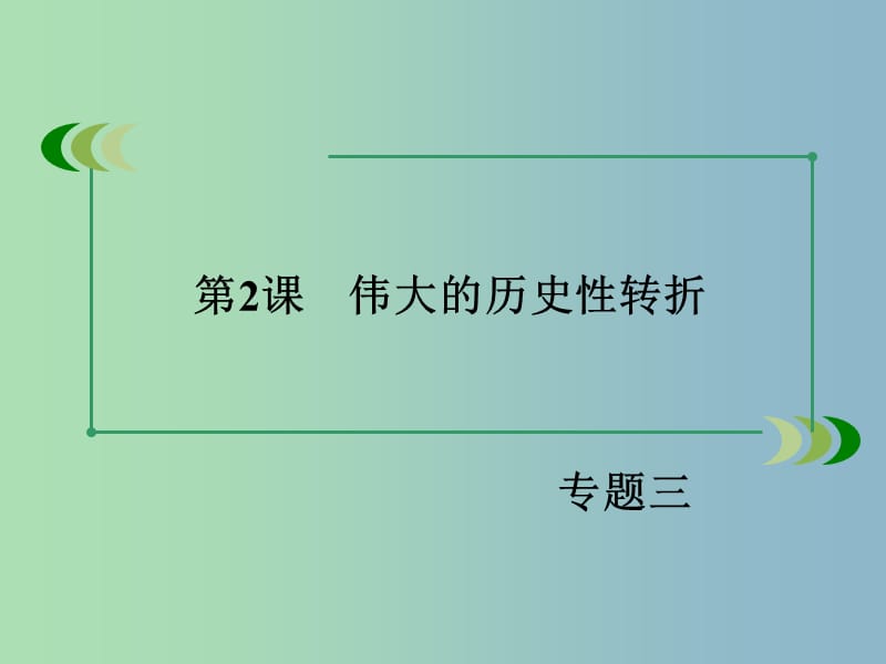 高中历史 专题3第2课 伟大的历史性转折课件 人民版必修2.ppt_第2页