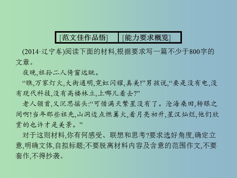 高三语文一轮复习 第4部分 高考作文梯级学案 专题二 文体特征专攻 12 尝试写写议论性散文课件.ppt_第3页