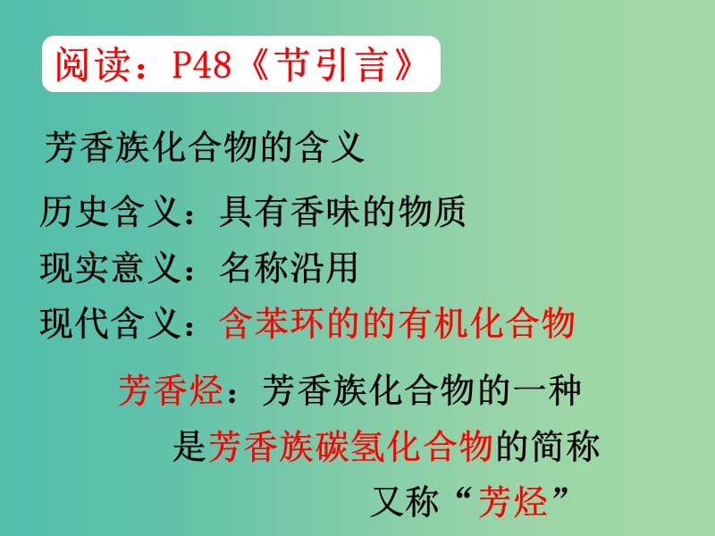 高中化学 3.2《芳香烃》课件1 苏教版选修5.ppt_第2页