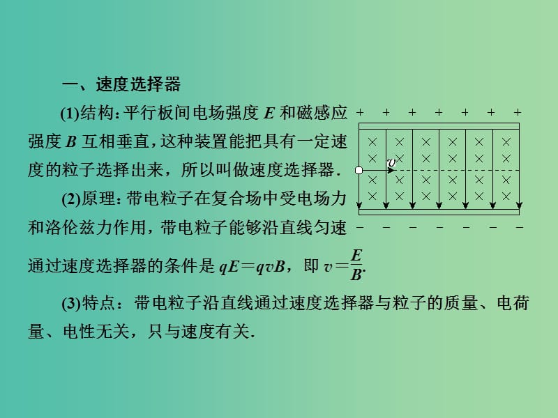 高考物理一轮复习 微专题8 磁场与现代科学技术课件.ppt_第3页