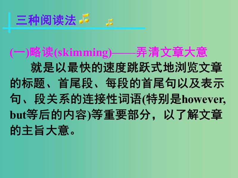 高考英语二轮复习 阅读理解 高效解题密招课件.ppt_第2页