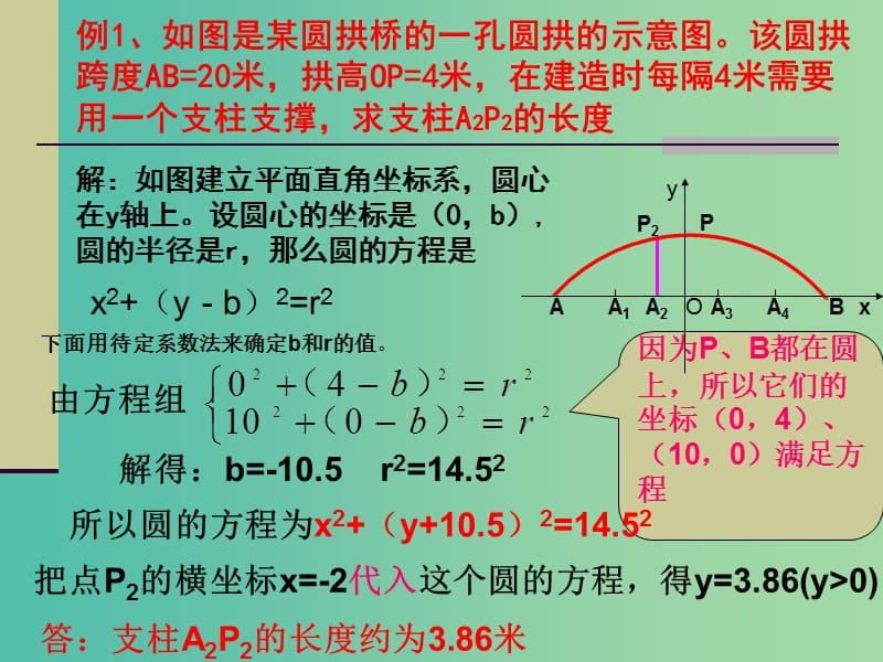 高中数学 4.2.3 直线与圆的方程的应用课件1 新人教版必修2.ppt_第2页