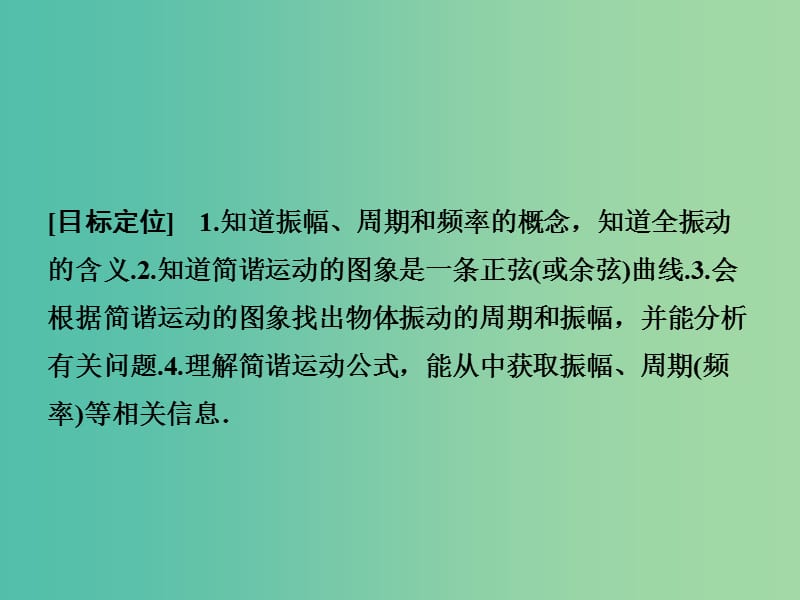 高中物理 振动的描述课件 鲁科版选修3-4.ppt_第2页