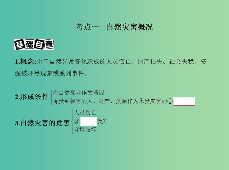 高考地理一轮复习第二部分自然地理第八单元自然环境对人类活动的影响第三讲自然灾害对人类活动的影响课件.ppt_第3页