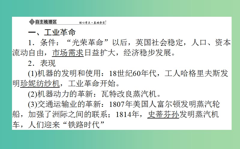 高考历史一轮复习第8单元工业文明的崛起和对中国的冲击18改变世界的工业革命课件岳麓版.ppt_第3页