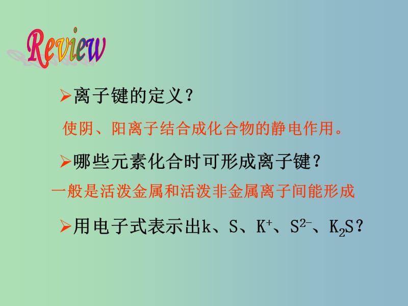 高中化学 专题三 微粒间作用力与物质性质 13共价键课件 苏教版选修3 .ppt_第2页