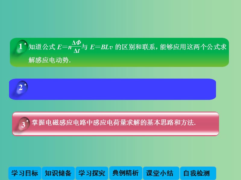 高中物理 1.3 法拉第电磁感应定律（第2课时）课件 教科版选修3-2.ppt_第2页