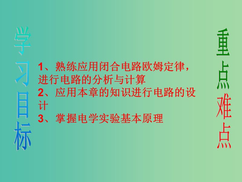 高中物理 5.1 恒定电流期末复习导学训练课件 新人教版选修3-2.ppt_第2页