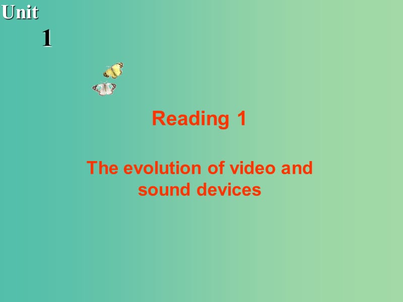 高中英语 Unit1 Living with technology Reading1课件 牛津译林版选修7.ppt_第1页