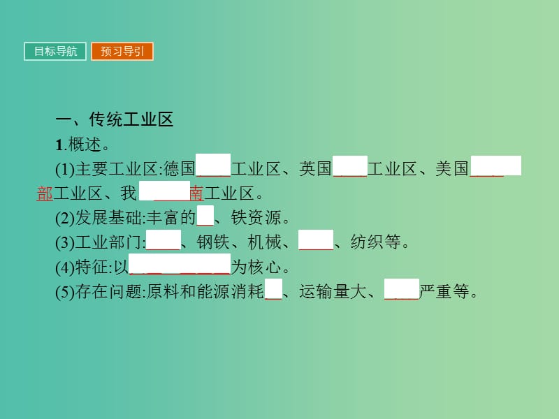 高中地理第四章工业地域的形成与发展4.3传统工业区与新工业区课件新人教版.ppt_第3页