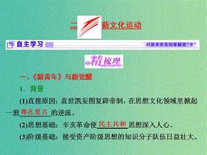 高中歷史專題三近代中國思想解放的潮流二新文化運(yùn)動課件人民版.ppt