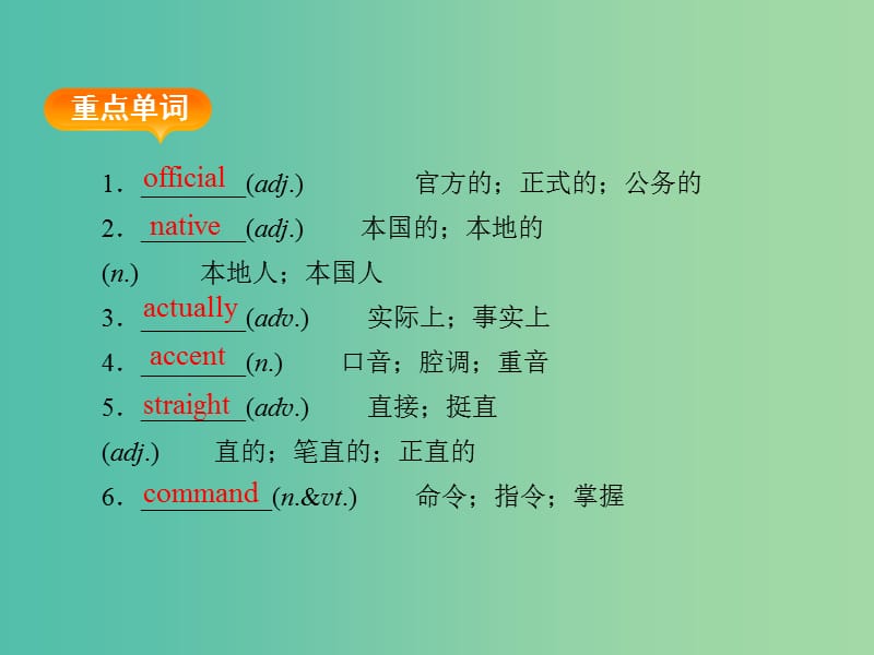 高考英语一轮复习 Unit2 English around the world课件 新人教版必修1 (2).ppt_第3页