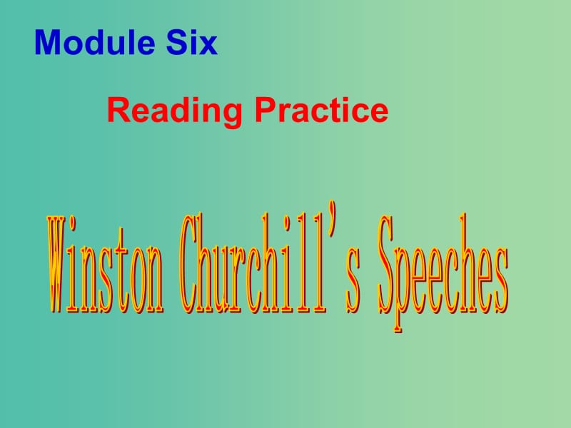 高中英语 Module6 Reading Practice课件 新人教版选修6.ppt_第1页