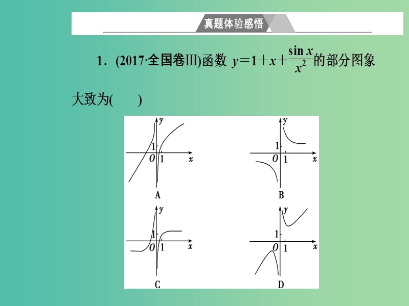 高考数学二轮复习第二部分专题一函数与导数不等式第1讲函数的图象与性质课件理.ppt_第2页