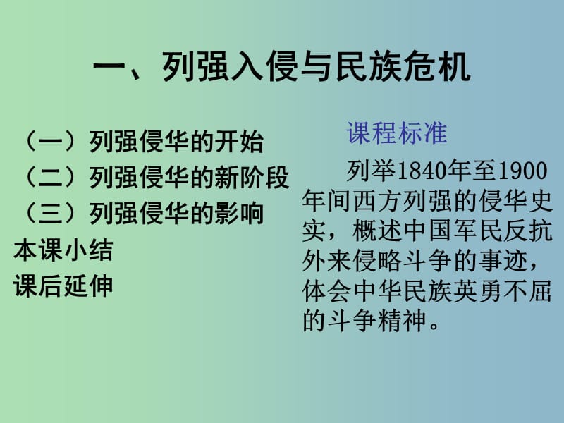 高中历史 2.1《列强入侵与民族危机》课件1 人民版必修1.ppt_第3页