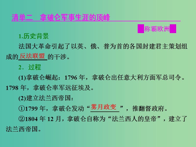 高中历史第三单元欧美资产阶级革命时代的杰出人物第3课一代雄狮拿破仑课件新人教版.ppt_第3页