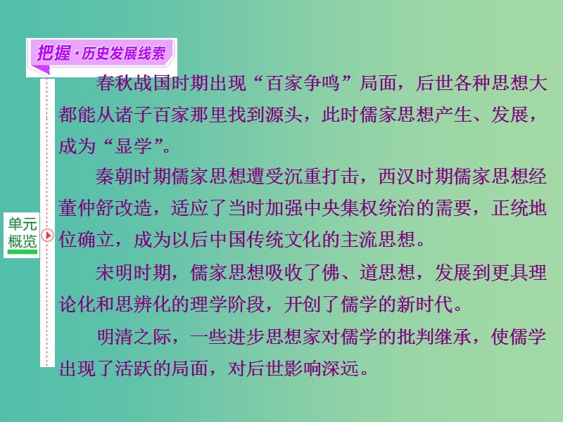 高考历史一轮复习 第一课时“百家争鸣”和儒家思想的形成课件 新人教版必修2.ppt_第2页