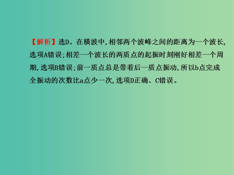 高考物理一轮复习 1.2机械波课件 沪科版选修3-4.ppt_第3页