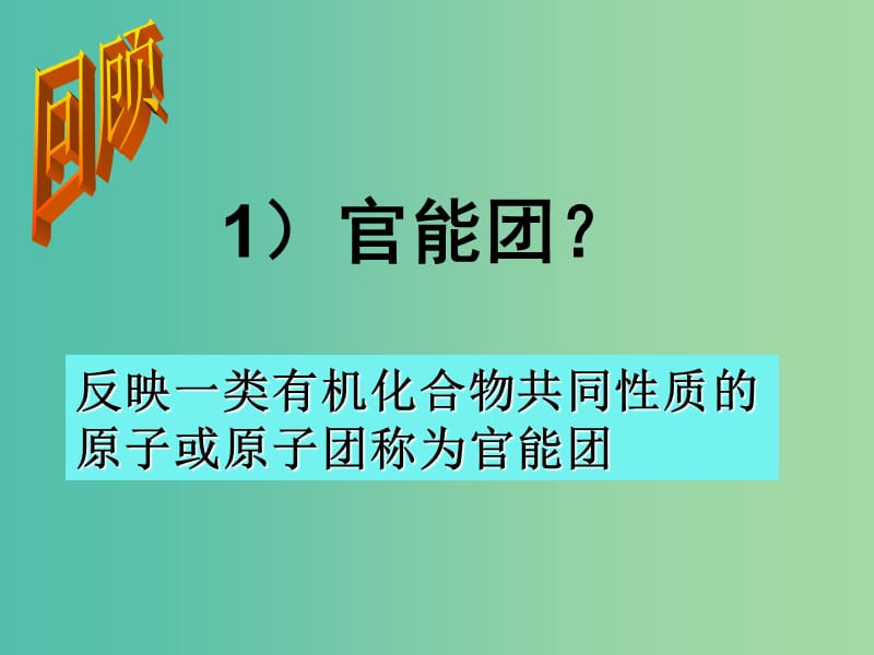 高中化学 2.2《有机化合物的分类和命名》课件1 苏教版选修5.ppt_第3页