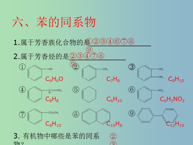 高中化学 第三章 第二节 来自石油和煤的两种基本化工原料 苯的同系物课件 新人教版必修2.ppt_第3页