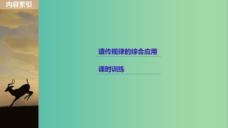 高考生物一轮总复习第五单元遗传的分子基础热点题型突破三遗传规律的综合应用课件.ppt_第3页