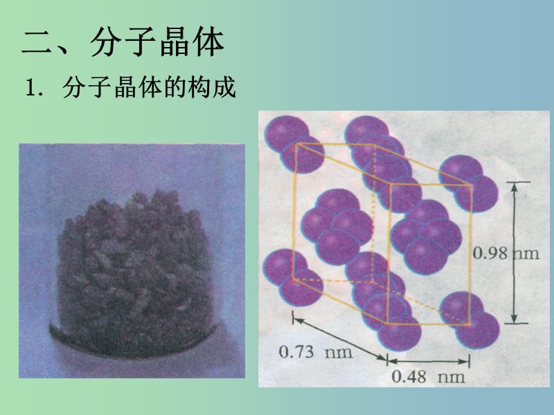 高中化学 3.3.2 分子晶体课件 鲁科版选修3.ppt_第2页