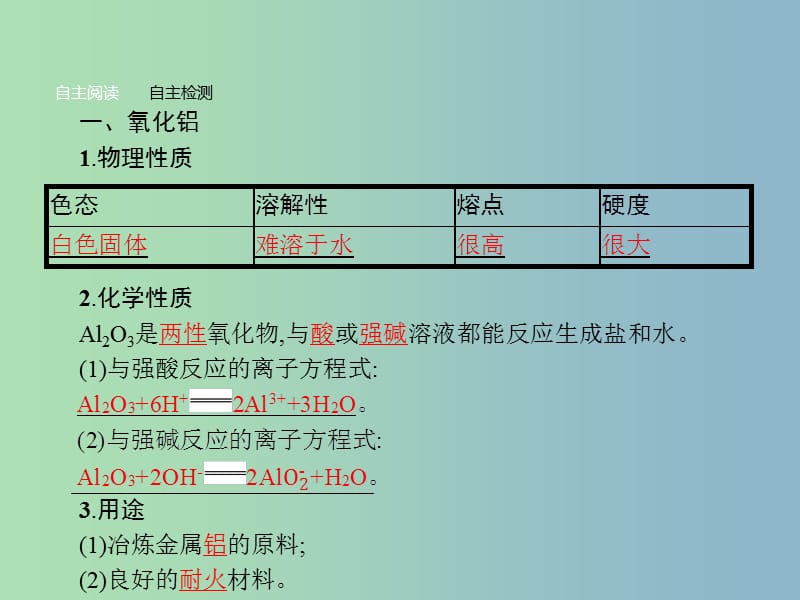 高中化学 第3章 金属及其化合物 第二节 几种重要的金属化合物（第2课时）铝的重要化合物课件 新人教版必修1.ppt_第3页