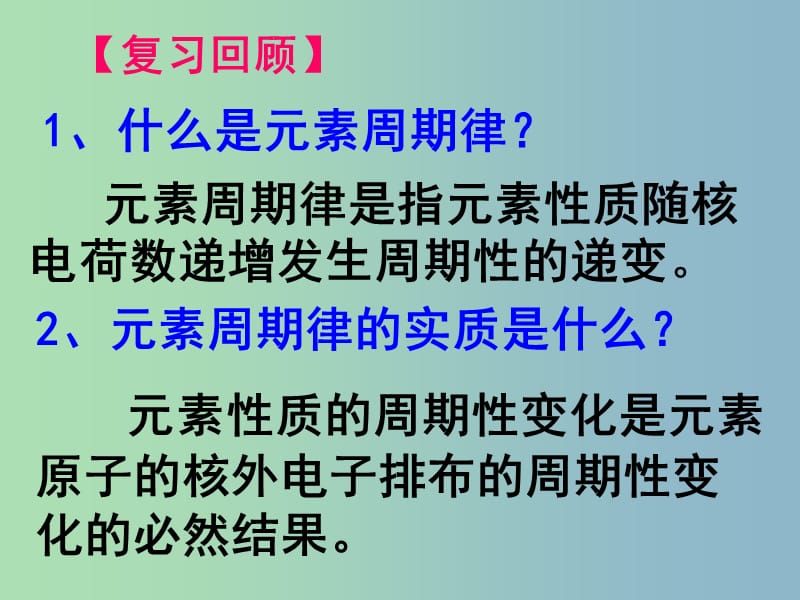 高中化学专题2原子结构与元素的性质2.2.1元素性质的递变规律--原子核外电子排布的周期性课件苏教版.ppt_第3页