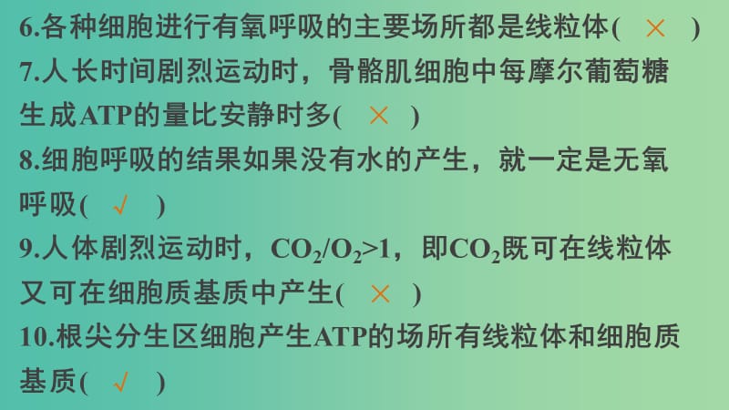 高三生物第二轮复习 第二篇 考点四 光合作用与细胞呼吸课件 新人教版.ppt_第3页