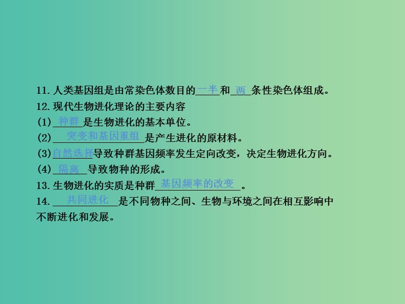 高三生物二轮复习 专题精讲四 遗传、变异与进化 第3讲 生物的变异、育种和进化课件.ppt_第3页