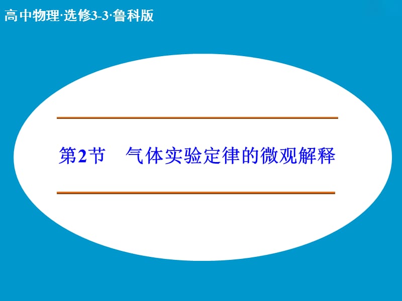 高中物理 气体实验定律的微观解释课件 鲁科版选修3-3.ppt_第1页