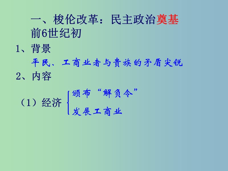 高中历史 6.2卓尔不群的雅典课件 人民版必修1.ppt_第3页