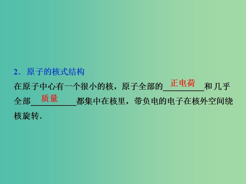 高考物理大一轮复习 第十三章 第三节 原子与原子核课件.ppt_第3页