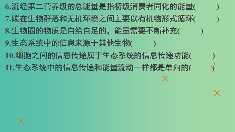 高三生物第二轮复习 第二篇 考点十三 生态系统和环境保护课件 新人教版.ppt_第3页