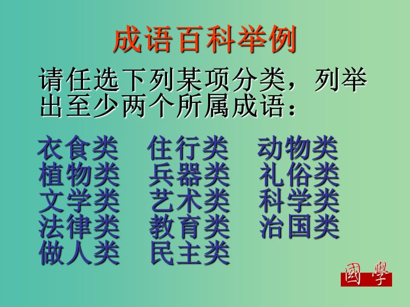 高中语文 梳理探究 成语课件 新人教版必修2.ppt_第3页