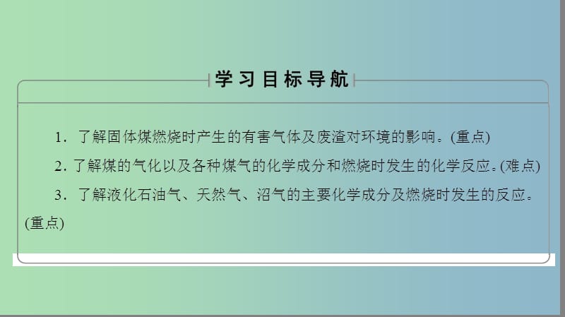 高中化学主题3合理利用化学能源课题2家用燃料的更新课件2鲁科版.ppt_第2页