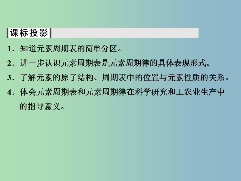 高中化学 1.2.2元素周期表和元素周期律的应用课件 新人教版必修2.ppt_第2页