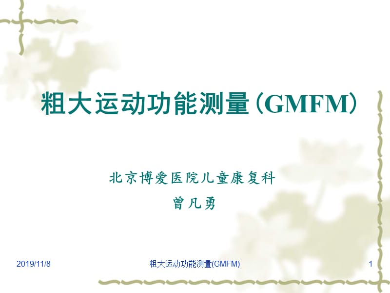 GMFM-包含分级系统.ppt_第1页