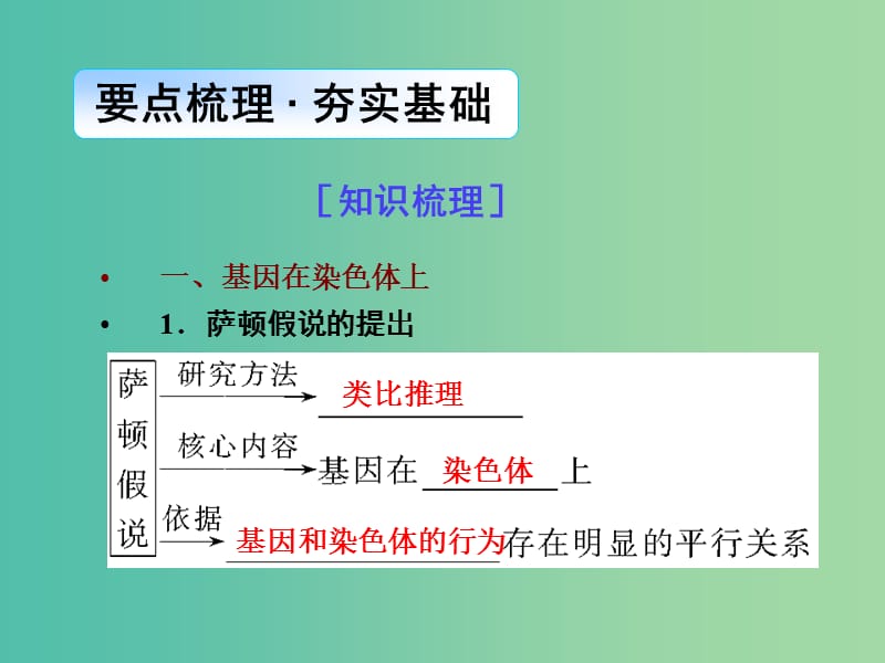 高考生物一轮总复习 第五单元 第三讲 基因在染色体上与伴性遗传课件.ppt_第2页